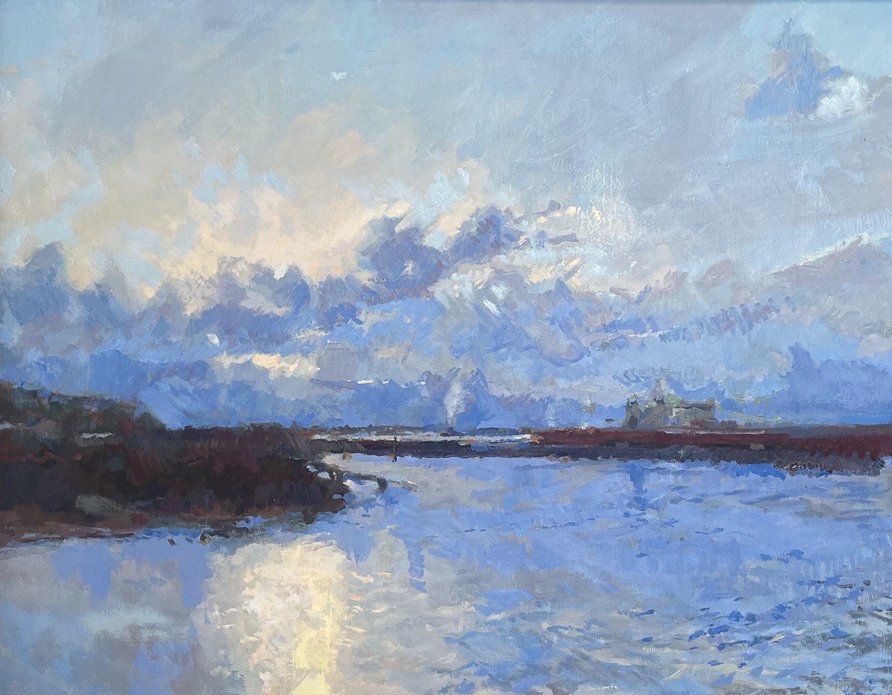 PORT ANGELES HARBOR, Peter Malarkey, oil on linen, 24 x 30 inches, copyright ©2024