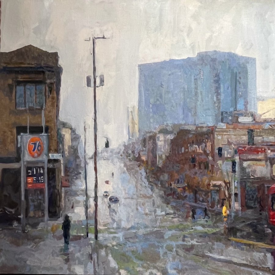 CAPITOL HILL, Peter Malarkey, oil on linen, 30 x 35 inches, copyright ©2024