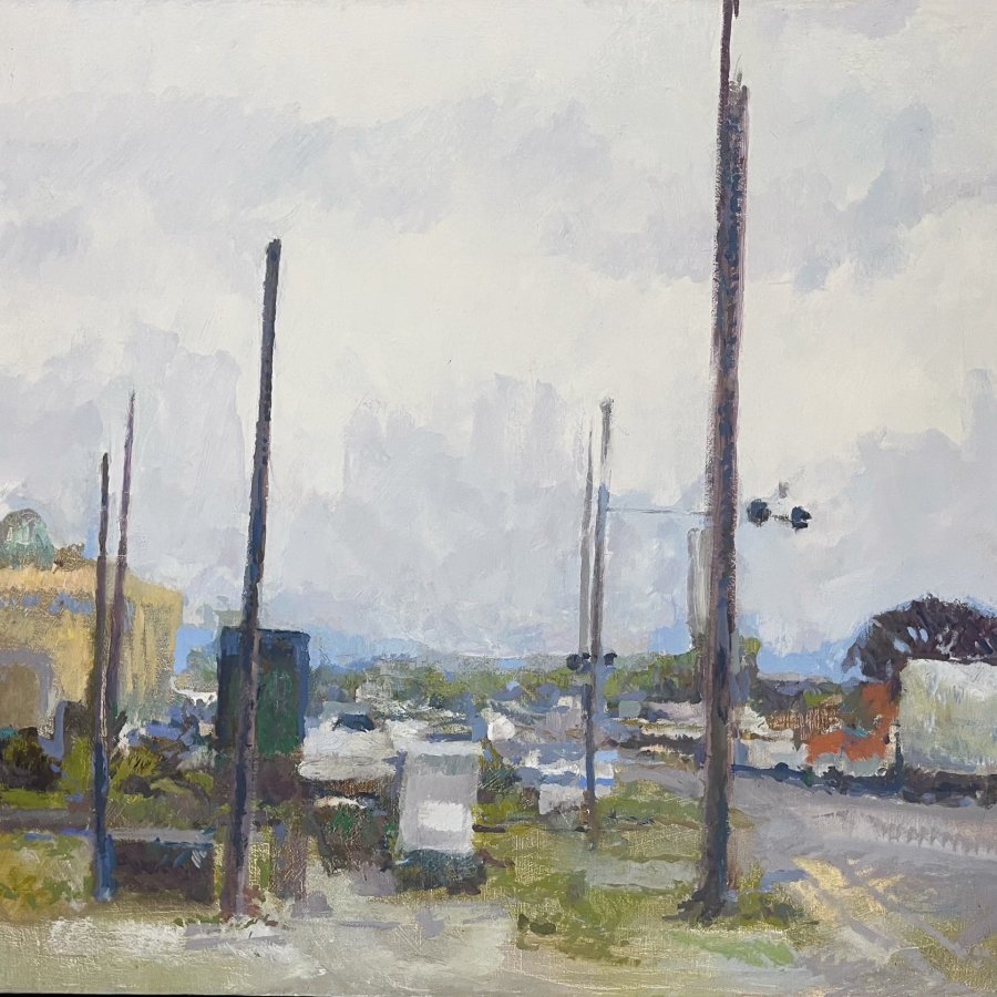 HOLGATE STREET, Peter Malarkey, oil on linen, 30 x 32 inches, copyright ©2024