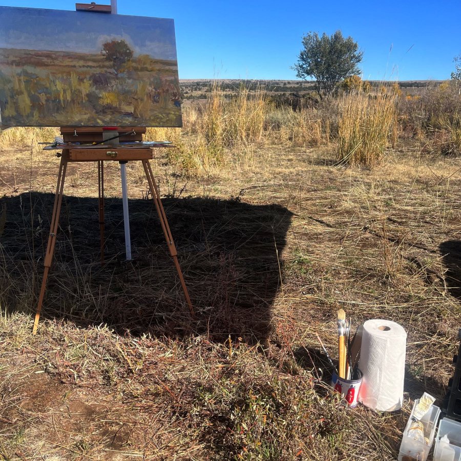Peter Malarkey Plein Air Setup